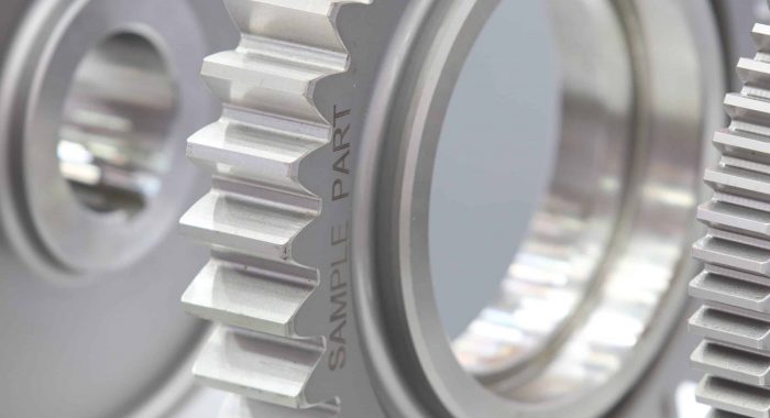 Industrial gear spare parts for heavy machine ; close up