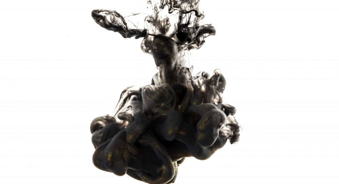 abstract formed by color dissolving in water