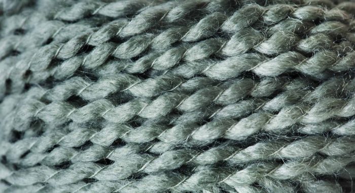 Closeup of wool fabric