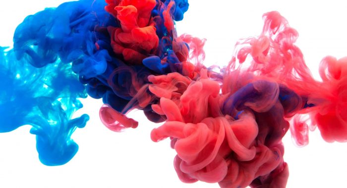 Motion Color drop in water,Ink swirling in ,Colorful ink abstraction.Fancy Dream Cloud of ink under water