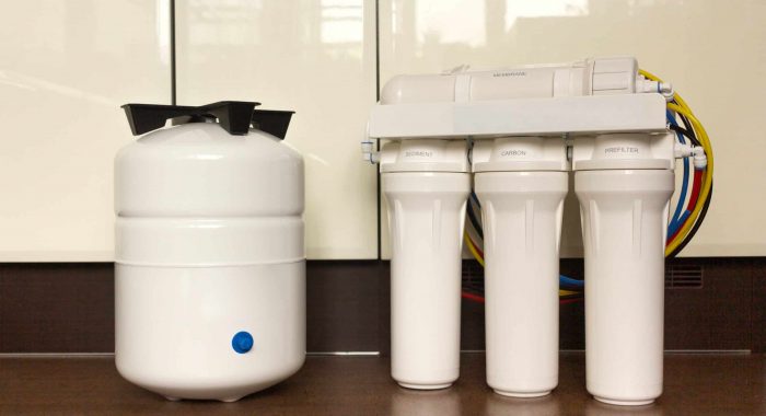 Water filter system or osmosis, water-purification, cartridges