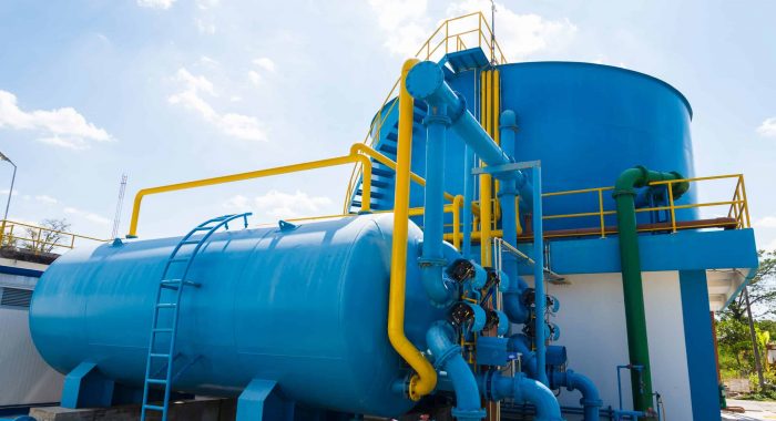 Water treatment process and Water treatment plants of the Waterworks in Thailand.